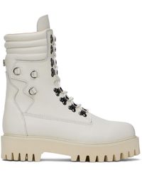 Who Decides War - Bottes militaires blanches - Lyst