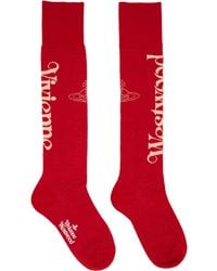 Vivienne Westwood - Half Logo High Socks - Lyst