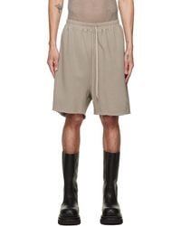 Rick Owens - Tower Long Boxers Butt Zip Shorts - Lyst