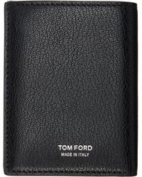 Tom Ford - Elongated T Line Folding Card Holder - Lyst