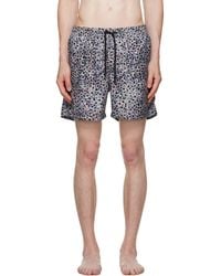 Dries Van Noten - Printed Swim Shorts - Lyst