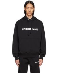 mens helmut lang moletom com capuz