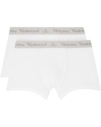 Vivienne Westwood - Two-pack White Briefs - Lyst