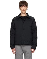 Canada Goose - Blouson D'Entraineur Lodge Noir Rembourré En Duvet - Lyst
