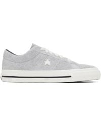Converse - Gray Cons One Star Pro Sneakers - Lyst