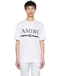 Amiri - T-shirt blanc à logo - Lyst