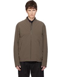 Veilance - Taupe Diode Insulated Bomber Jacket - Lyst