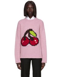 Our Legacy Wool Pink Sonar Sweater Womens Jumpers and knitwear Our Legacy Jumpers and knitwear 
