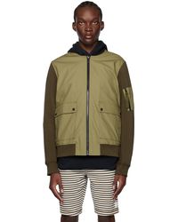 PS by Paul Smith - Paneled Bomber Jacket - Lyst