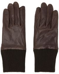 Rick Owens - Tower Rib Cuff Gloves - Lyst