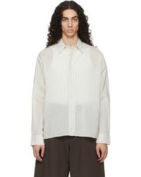 Studio Nicholson - Off- Hal Shirt - Lyst