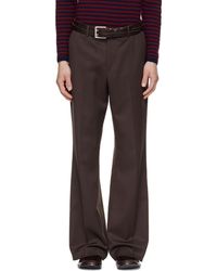 Tonywack - Wool Blend Flared Trousers - Lyst
