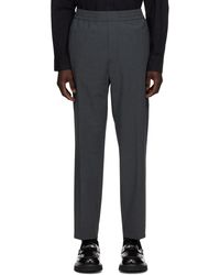 Calvin Klein - Gray Slim-fit Trousers - Lyst