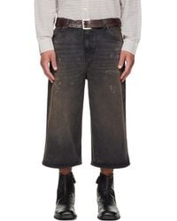 Our Legacy - Capri Cut Denim Shorts - Lyst