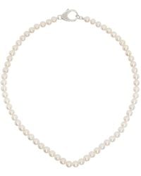 Hatton Labs - Pearl Classic Chain Necklace - Lyst
