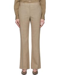 The Row - Beige Baer Trousers - Lyst