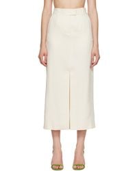 Anine Bing - Off- Meredith Midi Skirt - Lyst