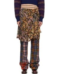 Dries Van Noten - Viscose Skirt Trousers - Lyst