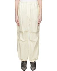 Acne Studios - Off- Relaxed Fit Trousers - Lyst