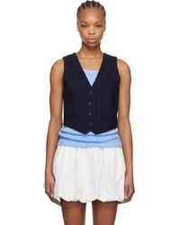 MSGM - Button Vest - Lyst
