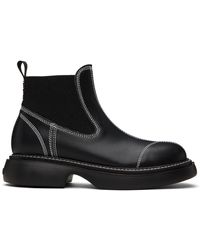 Ganni - Black Everyday Low Chelsea Boots - Lyst