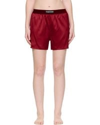 Tom Ford - Stretch Silk Satin Boxer Shorts - Lyst