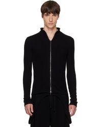 Julius - Pull Skinny Noir - Lyst