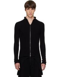 Julius - Seamed Skinny Sweater - Lyst