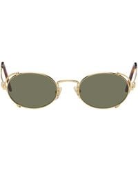Jean Paul Gaultier - Gold 55-3175 Sunglasses - Lyst