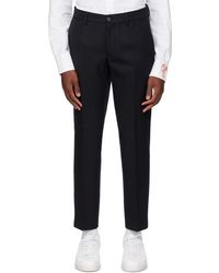 Golden Goose - Navy Tapered Trousers - Lyst