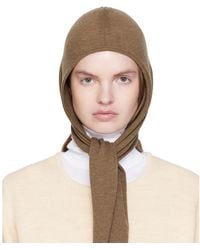 Lemaire - Fine Wool Head Scarf Hood - Lyst