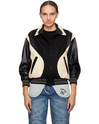 ANDERSSON BELL - Off- Robyn Leather Bomber Jacket - Lyst
