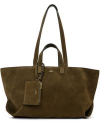 A.P.C. - Khaki 'Le Drummer' Tote - Lyst