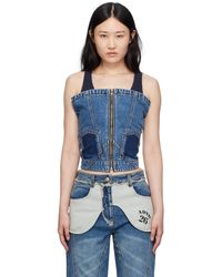 ANDERSSON BELL - Cove Denim Tank Top - Lyst
