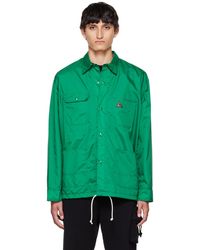 Undercover Frog Button Nylon Jacket in Black for Men | Lyst