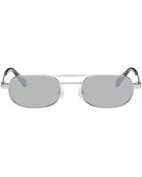 Off-White c/o Virgil Abloh - Silver Vaiden Sunglasses - Lyst