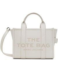 Marc Jacobs - オフホワイト The Leather Small Tote Bag トートバッグ - Lyst