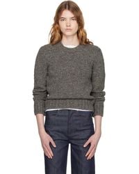 A.P.C. - Short Round Neck Sweater - Lyst