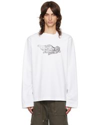 Acne Studios - Printed-Logo Long Sleeve T-Shirt - Lyst