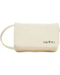Marni - Off- Hand-Stitched Bag - Lyst