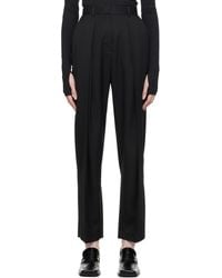 Low Classic - Double Tuck Trousers - Lyst