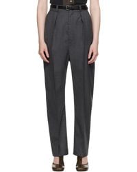 Lemaire - Dropped Crotch Soft Trousers - Lyst