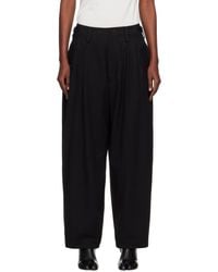 Y's Yohji Yamamoto - U-Double Tuck Wide Trousers - Lyst