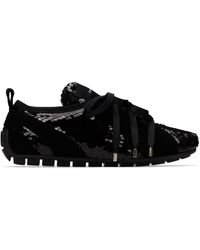Simone Rocha - Baskets De Style Ballerine Noires À Semelle Crantée - Lyst