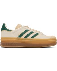 adidas Originals - Baskets Gazelle Et Vert À Semelle Étagée - Lyst