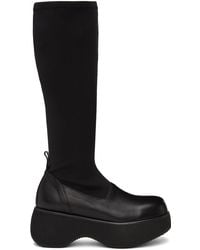 OPEN YY - Sock Knee-High Boots - Lyst