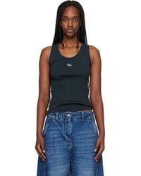 Maison Kitsuné - Baby Fox Ribbed Tank Top - Lyst