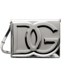 Dolce & Gabbana - シルバー Dg ロゴ クロスボディバッグ - Lyst