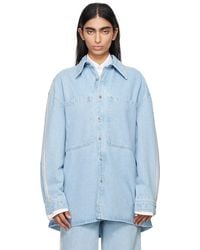 Nanushka - Beaux Denim Shirt - Lyst