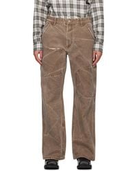 Acne Studios - Brown Patch Jeans - Lyst